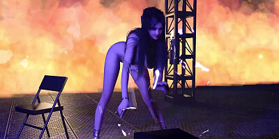 3D hot Asian stripper got fucked so hard