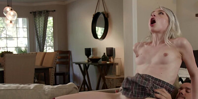 Ramon Nomar is hammering petite schoolgirl Scarlett Hampton