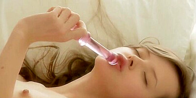 Glamour Tini In White Lingerie Hot Solo