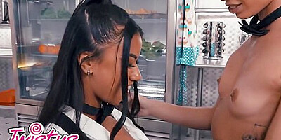 Stunning Alexis Tae Catches Horny Ameena Green Pleasuring Herself At Work And Joins Her