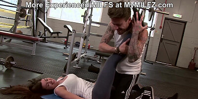 Fucking my Gym Instructor while He’s Explaining the Exercises by MyMILFZ