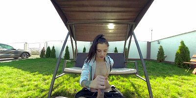 Nature',s Embrace: Skinny Couple',s Outdoor Passion
