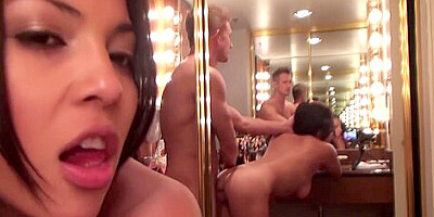 Adrianna Luna Gets Interrupted While Masturbating In The Shower And Gets Banged By Her Boyfriend