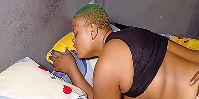 I Bought A New Phone For My Sexy Tall African Woman And She Gave Me A Slippery Blow Job And Rode On Me