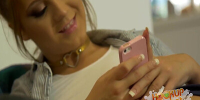 Jojo Kiss - Doggy Dicked Dirty Damsel Drains Dates Dick!