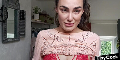 Femdom SPH babe gives JOI to pathetic losers at her home