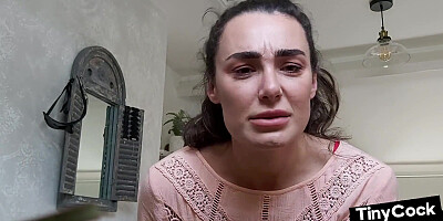 Femdom SPH babe gives JOI to pathetic losers at her home