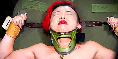 Bdsm Asian Chubby Lady Gets Her Tits Inflated