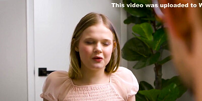 Interviewing And Throat Fucking The Cute New Blonde Babysitter - Coco Lovelock And Alex Legend