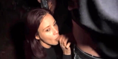 Dogging nocturne d une jeune salope