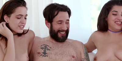 Brooke Haze And Gabriela Lopez Horny Threesome Sex