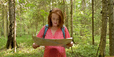 MATURE4K. Woman over 50yo has pussy filled with mans cock in sauna