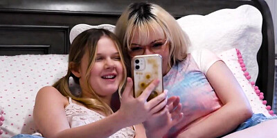 Coco Lovelock and Ava Sinclaire licking pussies in the bedroom