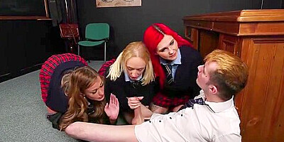 Naughty Sluts Share His Huge Throbbing Dick