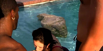 Billy Club Lets His Brunette Gf Katt Suck BBC Of Polo