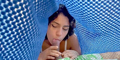 I Comfort My Little Neighbor With A Hard Ass Fuck And Make Her Swallow My Cum