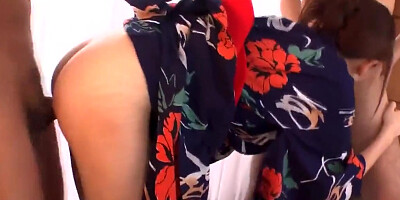 Asian Woman In Kimono, Cant Resist Her Hubbys Hardcore Xxx - Kaori Maeda