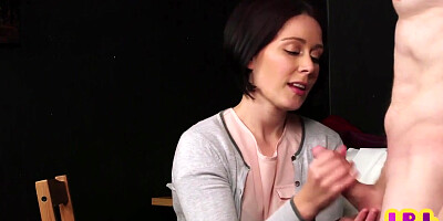 Amateur Sex Cfnm Cougar Blowing And Wanks Knob Till