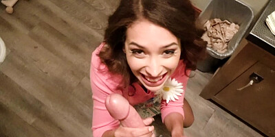 Porn movie starring married female practicing sex for money