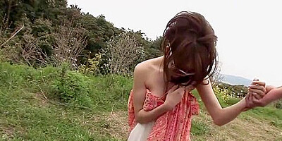 Pure Japanese Adult Video - Busty Japanese Girl With Sunglasses Sucks A Big Cock Outdoor And Gets A Big Mouth Cumshot