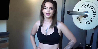 Stunning Round Tits Having Intense Gym Hardcore Sex - Bella Luna
