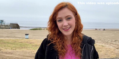 Stunning Polish Redhead Puts Her Mouth To Work On A Big Dick With Romeo Mancini And Cherry Candle