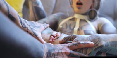 Fetish Lesbians Latex Assfucking & Strapon Nail