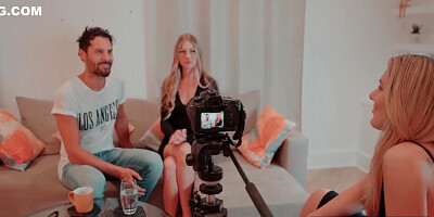 Luke Luciano And Lana Rose - Xful Screen Test Seduction With And Cecelia Sommer