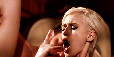 Boy shoves his cock into Kiara Cole's vagina in the dark