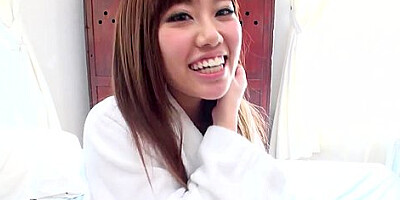 Horny Japanese whore Chisa Hoshino gets dual penetrated in her smooth-shaven snatch and booty - hardcore JAV action!