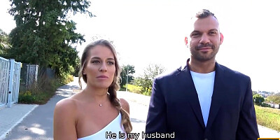 Hottie Gets Naked For Pussy-nailing Without Kicking Bf Out - Eveline Dellai And Steve Q