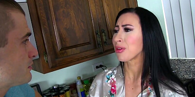 Lily Lane - Horny Stepson Dominating Busty Cougar