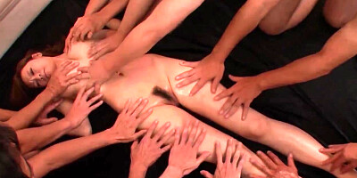 You know what makes MILF Arisa Kuroki's forms even better? When she's glazed in jism after a super-naughty group fuck -