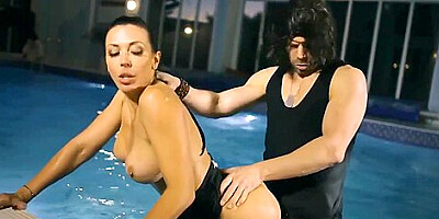 Hardcore Pool Fun - Big Tits