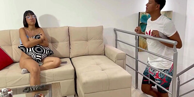 I Spy On My Stepsister Masturbating And I Fuck Her Hard Until I Cum In Her Ass