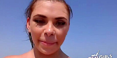 Hot teen 18+ With Perfect Body Outdoor Solo