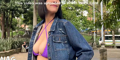 Zack King - Jade Mercury Meets A Ramdom Guy Close To The Subway, Tease Him And Invite Him To Fuck On Video. 11 Min