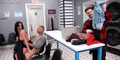 Raunchy Sex With Shameless Big Tits Milf In Laundry Room - Jennifer White