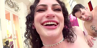 Hardcore Double Anal For Squirting Babe Lydia Black