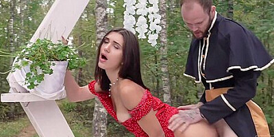 Fucking Wedding.part 3.holy Step father Bangs Bridesmaid Right Before The Wedding