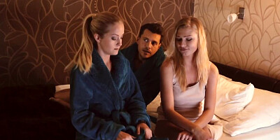 Lucy Heart, Sicilia &amp, Andy Stone are having a steamy threesome sex