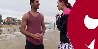 Silvia Ruby In Spanish Pornstar Fucks With Guy From The Beach 11 Min