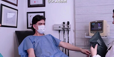 Arab Female Doctor Cfnm Examination Of The Penis Of A Young Patient