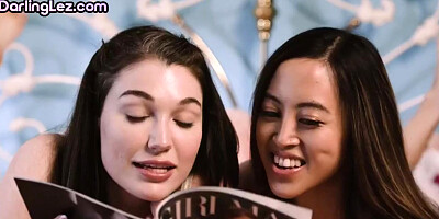 Lez Bae Seduces Hairy Lesbian Whore B4 Fingering Her