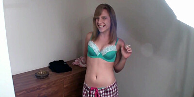 Stepbrother Home From College Seduced By Smoking Stepsister