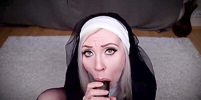 Bellabates - Nun Cannot Resist Stepfathers Bbc