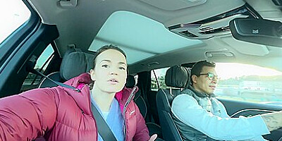 Car Test Hongqi Ehs9 - Public Car Sex Almost Caught