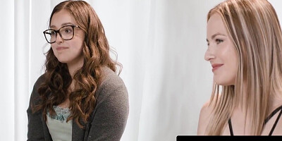 Leana Lovings And Scarlett Sage - Lesbian Cuties And Take Turns Eating Each Other Out!