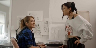 Lulu Chu And Electra Rayne - Petite Asian Fingered By Her Lesbian Bff