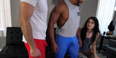 Lucky Lady Gets Shared By Two Bi Guys With Dillon Diaz And Lydia Black